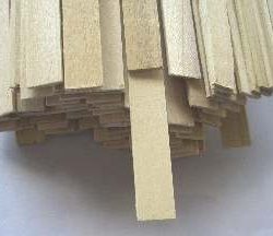 LISTELLI TIGLIO 1,5x10mm 100pz LUNGHI 1mt - M82604