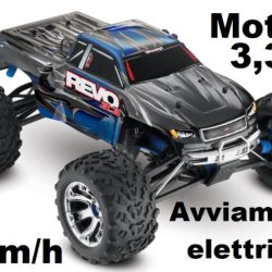 REVO 3.3 BLU NITRO MONSTER TRUCK 1/8 A SCOPPIO TSM - TXX53097-3BLU