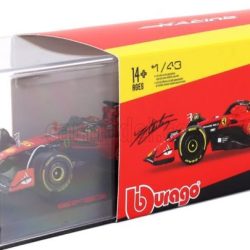 Ferrari SF23 2023 Monza Leclerc n16 con casco 1/43 - BUR18-36835LM