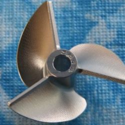 ELICA TRIPALA NAVALE    38x1,4 DRIVE DOG DESTRA ALLUMINIO CNC - TFL3814350