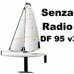 Dragon Flite DF95 V3 Racing Sailboat 950mm senza radio Barca a vela Joys - KYOJW8811V3AR