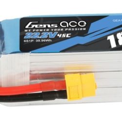 LiPo 6s 22,2v 1800mAh 45C Gens ace XT60 - GEN18006S45X6