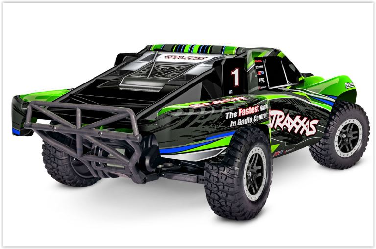 Traxxas Slash 2wd verde 1/10 Brushless BL-2s Short Course - TXX58134-4GRN - immagine 4