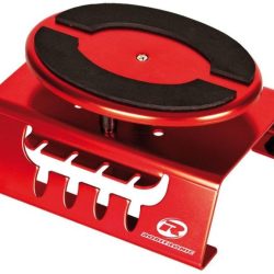 Supporto rosso auto 1/8 1/10 per manutenzione e regolazioni - RBT-R15001R