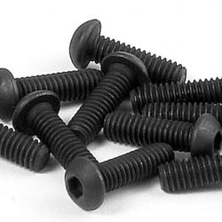 Viti 2,5x8mm 10pz a testa esagonale bombata - HUD902258