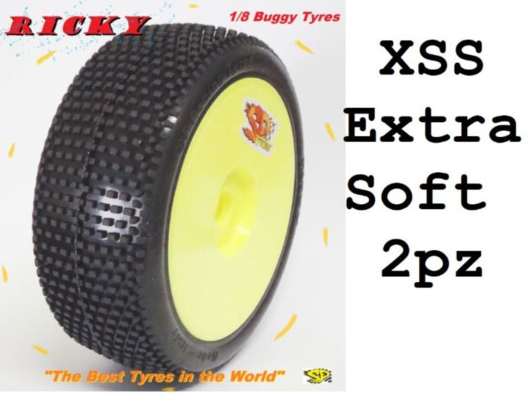 Gomme Ricky XSS reactive extra soft 1/8 mousse tornita con cerchi - SPR09200-MR-M