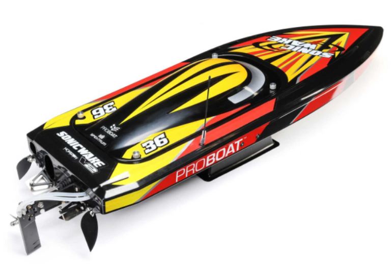 Sonicwake V2 36 rosso nero e giallo autoraddrizzante - HORPRB0803221 - immagine 7