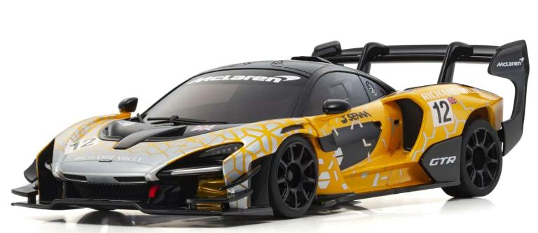Carrozzeria McLaren Senna GTR Orange Telaio RWD W-MM 2wd Mini-Z 1/28 - KYO-MZP243OR