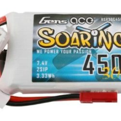 LiPo Soaring 7,4v 450mAh BEC Gens 2s1p - GENBSR30C4502