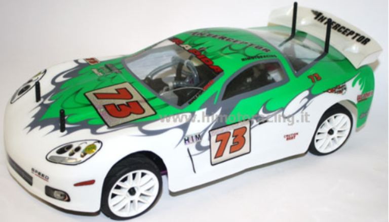 auto touring a scoppio 1/10 cambio a 2 marce motore a strappo 3cc - REVHI9102 - immagine 9