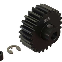 Pignone 25T modulo 1 foro 5mm in acciaio - HORARA310972