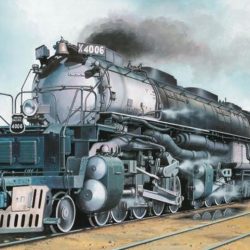BIG BOY LOCOMOTIVA        1/87 KIT DI MONTAGGIO STATICO - REV2165