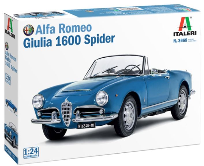 Alfa Romeo Giulia 1600 Spider 1/24 - ITA3668