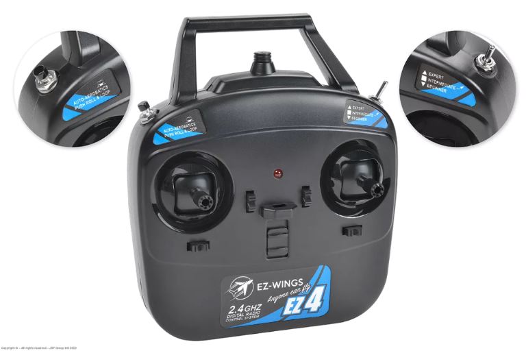 Mini Cub giallo 450mm completo di tutto EZ-Wings con 2 LiPo - SU-EZ-021 - immagine 4