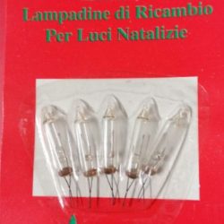 RICARICA PISELLINI 5pz x 35 LUCI LINEARI MULTICOLORI - YTARIC35