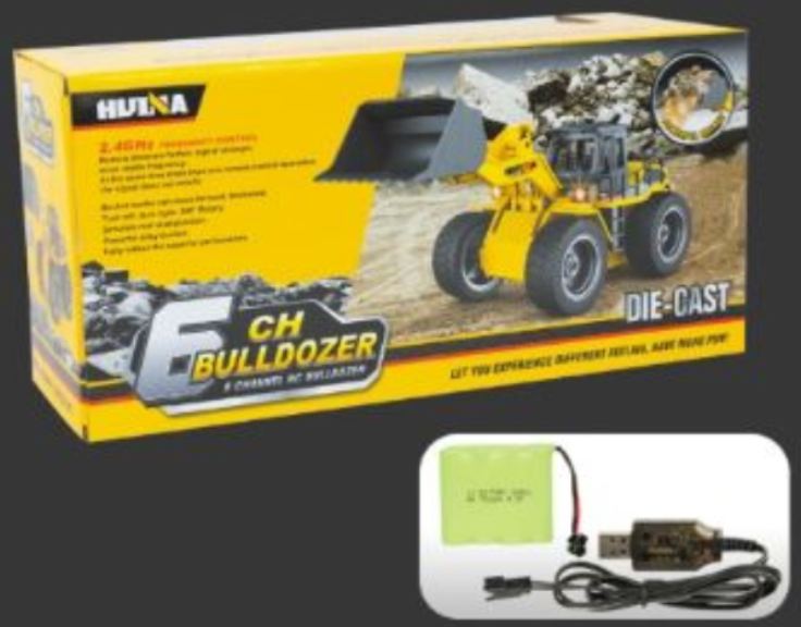 Ruspa con radio a 6 canali 2,4ghz scala 1/30 lunghezza 330mm - RADCH1520 - immagine 4