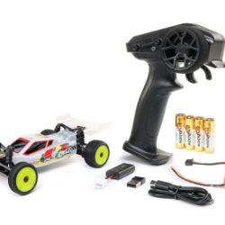 Micro-B 2WD Buggy bianca 1/24 montata - HORLOS00007T1