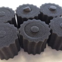 Spugne nere per filtro aria 6pz 1/8 Buggy 70PPI per filtro JETFO - JETS70