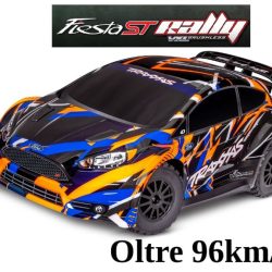 Ford Fiesta ST arancione Rally oltre 96km/h VXL-3S 1/10 4wd brushless - TXX74276-4ORG