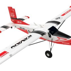 KAVAN Pilatus PC-6 Porter rosso 1500mm ARF - PELKAV02-8090