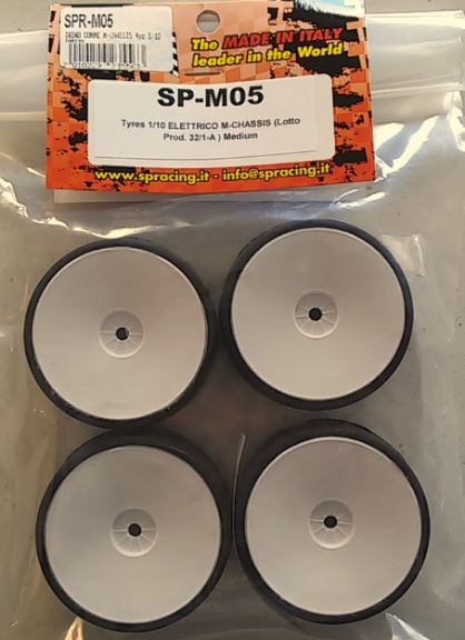R6-NR gomme medie M-chassis mini tamiya 1/10 4pz - SPR-M05