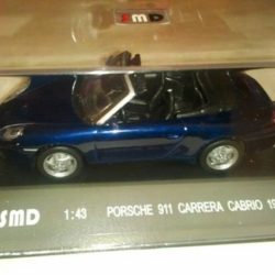 PORSCHE 911 CABRIO        1/43 CARRERA 1998 BLU METAL - SMD91535