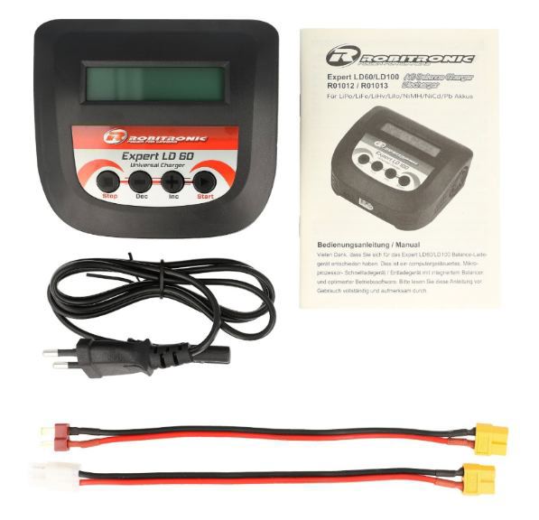 Caricabatterie Expert LD 60 LiPo 2-4s 6A 60W - RBT-R01012 - immagine 3