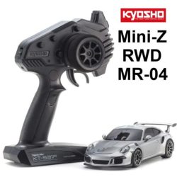 Porsche 911 GT3 RS Argento Mini-Z RWD MR04 W-MM - KYO32358S