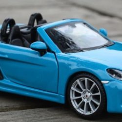 Porsche 718 Boxster 1/24 azzurro mediterraneo o rossa - BUR18-21087
