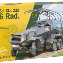 Autoblindo Tedesco Sd.kfz. 232. 6 Rad 1/72 WWII - ITA97032