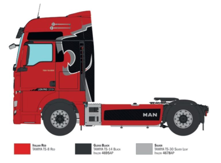 MAN TGX 18.500 XXL 1/24 Lion Pro Edition - ITA3959 - immagine 3