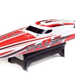 Scafo Impulse 32 BL bianco e rosso con radio 90km/h - HORPRB08037T2