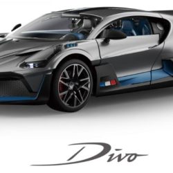 Bugatti Divo Grigia metalizzata 1/18 - REE0810GY