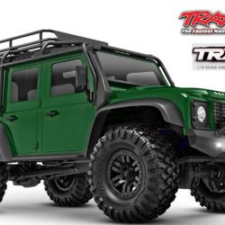 Land Rover Defender verde 1/18 TRX4M Traxxas - TXX97054-1GRN