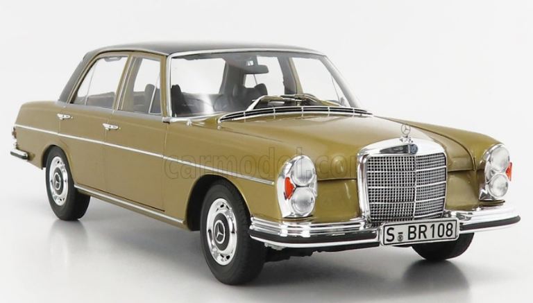 Mercedes S-Class 280SE W108 1968 1/18 Tunis Beige e nera - SOLNORB040680 - immagine 4