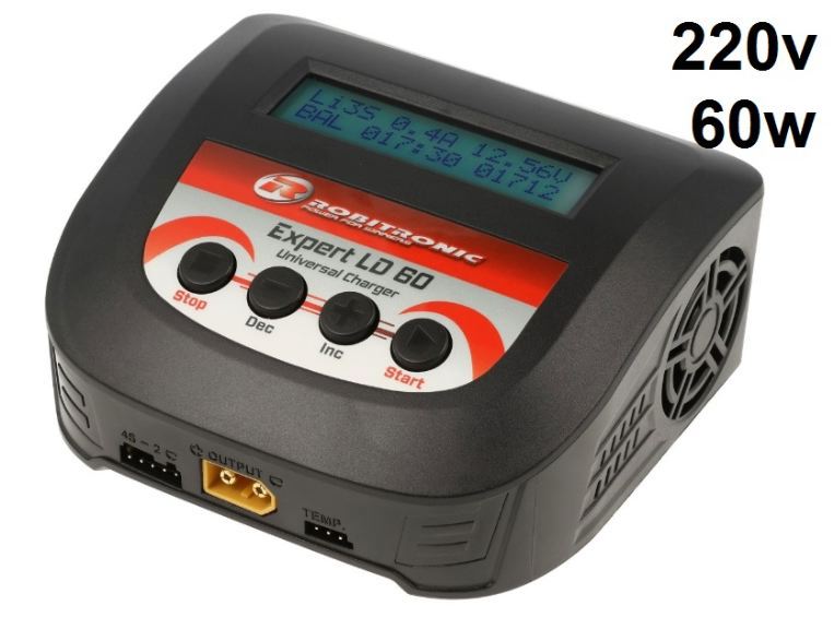 Caricabatterie Expert LD 60 LiPo 2-4s 6A 60W - RBT-R01012