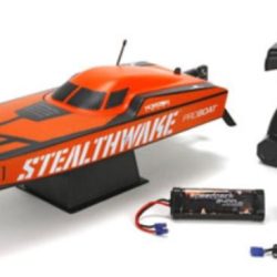 Scafo Stealthwake 23inch 584mm deep-v brushed montato con radio - HORPRB08015I