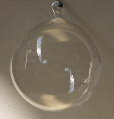 SFERA LISCIA 80 mm TASPARENTE Vetro Soffiato - YSA8708