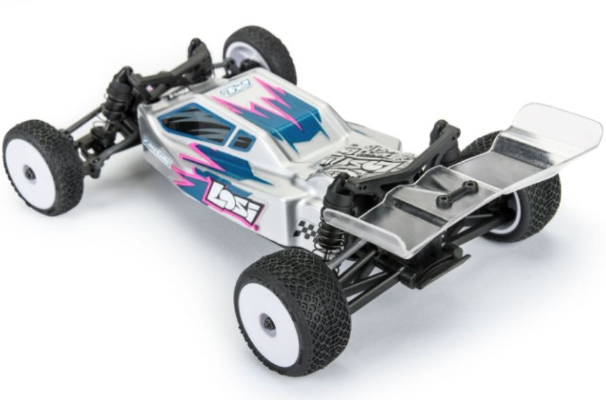 Losi Micro-B Cerchi bianchi e gomme Electron 2.0 Buggy 7mm 4pz - HORPRO1031413 - immagine 6