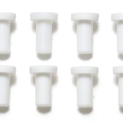 10306 Boccole Ruote In Plastica Bianche 8pz Mini4wd - TAM15-306