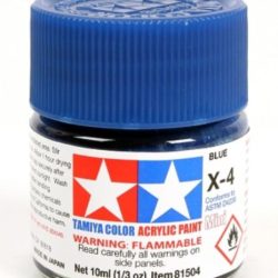 Colore acrilico X-4 Blue 6pz da 10ml lucido - TAM81504