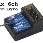 RBT RX BS6 ricevente 6ch 2,4Ghz con giroscopio ricambio radio GT5 - RADFS650