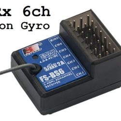 RBT RX BS6 ricevente 6ch 2,4Ghz con giroscopio ricambio radio GT5 - RADFS650
