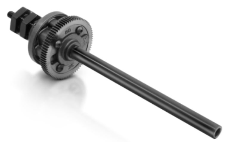 DIFFERENZIALE v2 INGRANAGGI X1 ALBERO IN ACCIAIO CORONA 80T - HUD374901 - immagine 2