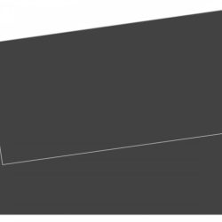 Piastra in fibra di vetro nera 400x200mm spessore 2mm - PCHC2339