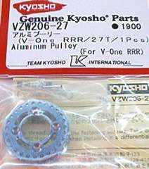 PULEGGIA IN ALLUMINIO 27T  RRR - KYO-VZW206-27