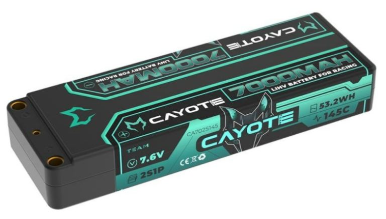 LiPo Cayote 7,6v 7000mAh 145C 269gr - SCOCA702S145