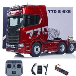 Scania 770S 6x6 argento 1/14 con radio lungo 515mm Peso 6kg - RADCH770S