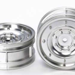 CERCHI TOURING OFFSET+2   26mm MATTE PLATED DISH SILVER 2pz - TAM54737