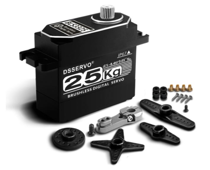 Servo BLS3325 Brushless 30kg/0,05sec @8,4V waterproof full metal - RBT-DS016